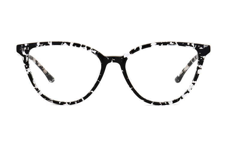 Thick Acetate Frame Cat Eye Glasses WXA21029