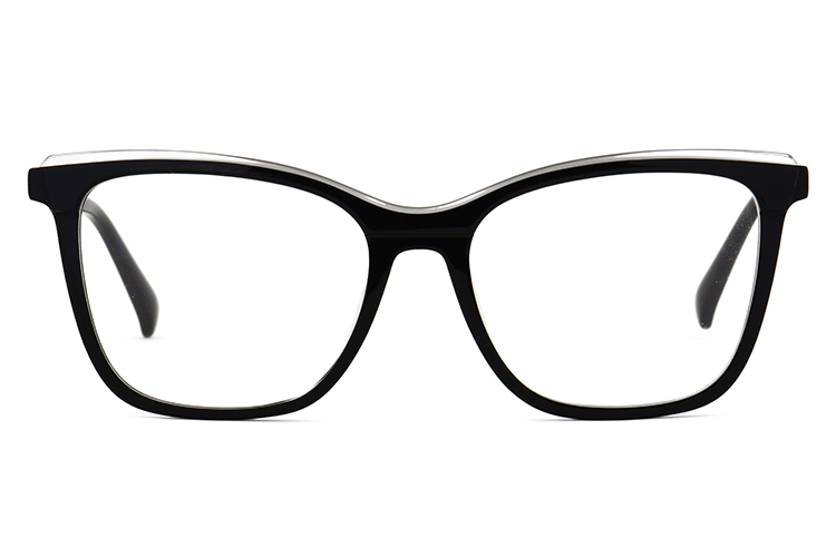 Thick Square Acetate Frame Glasses WXA21071