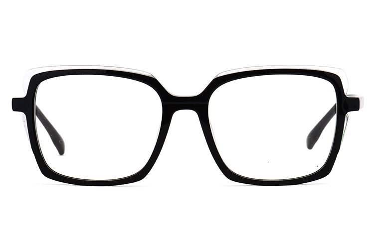 Acetate Large Frame Glasses WXA21074