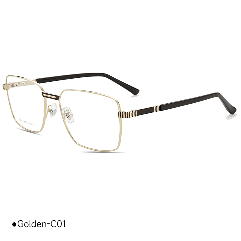 Square Metal Frame Glasses