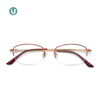 Titanium Half Rim Eyeglass Frames 66315