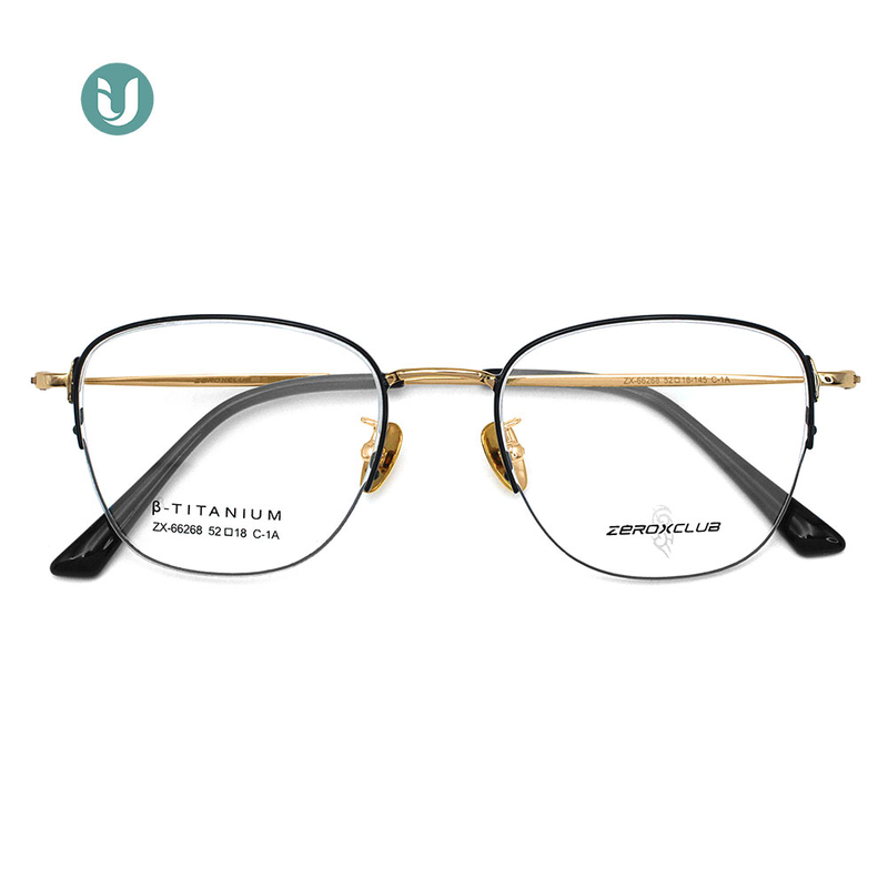Lightweight Titanium Eyeglasses 66268 IU Eyewear