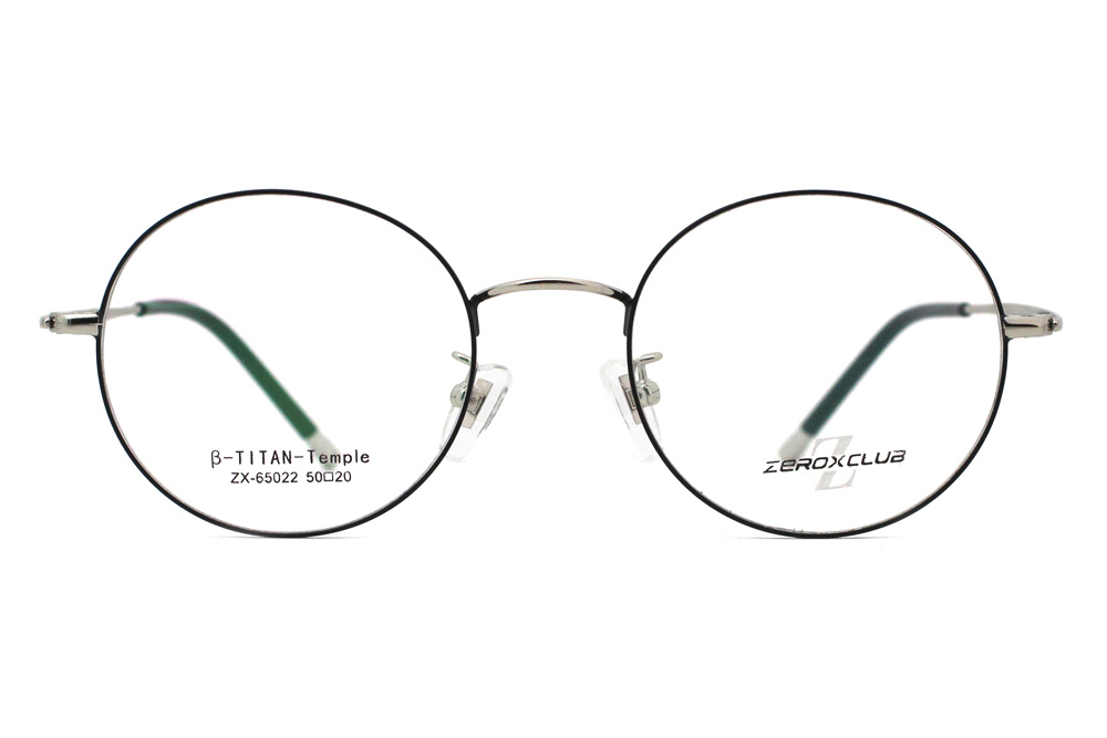 Round Titanium Eyeglass Frames 65022
