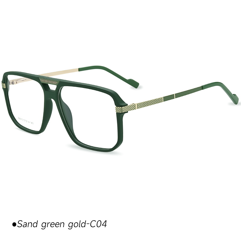 Aviator Style Square Spectacle Frames