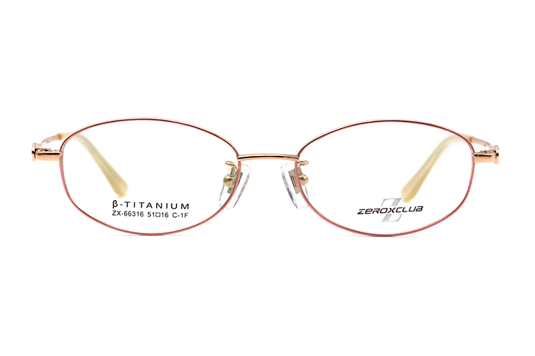Oval Titanium Eyeglass Frames 66316