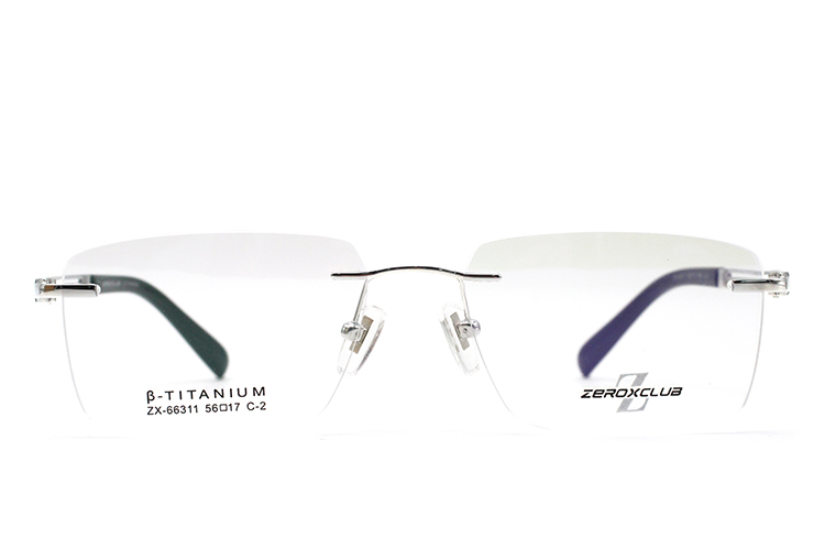 Rimless Titanium Eyeglass Frames 66311