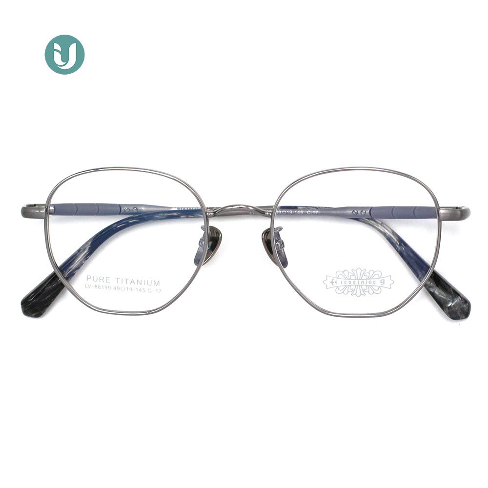 Titanium Circle Shaped Frame Spectacles